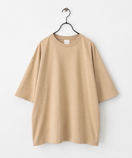 CALIFORNIA APPAREL(カリフォルニアアパレル)の「1-11A20 5.6oz スタンダード クルーネック Tシャツ(Tシャツ/カットソー・メンズ・パープル/グリーン系2/ブルー系/グリーン系1/イエロー/ゴールド/レッド/オレンジ/オリーブ/サンドベージュ/ブルー系1/ライトグレー/ミックスグレー/スミクロ/ブラック/ホワイト/オートミール/ブルー系2/アイボリー・L/XL/M/S)」の7枚目の写真