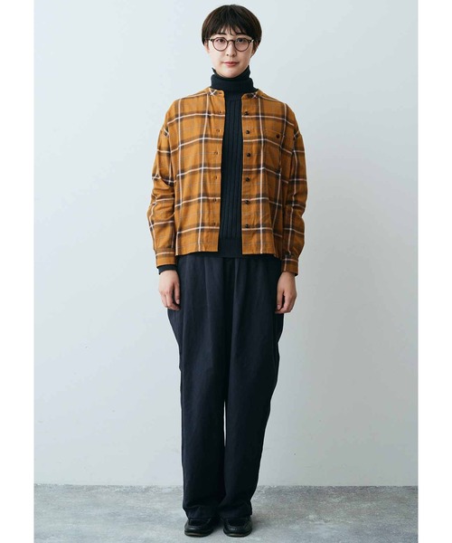 金子敦子さんと作ったシャツ THREE FIFTY STANDARD 金子敦子さんと作った ひじが隠れる大人の