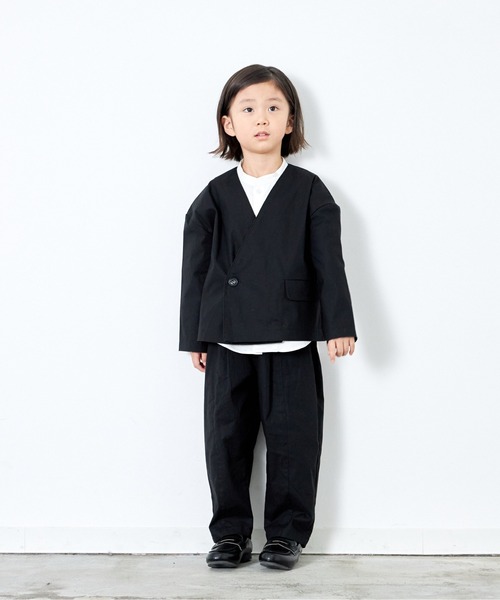 MAKE YOUR DAY（メイクユアデイ）の「セットアップできるフォーマルパンツ（スーツパンツ・キッズ・グレー/ブラック・130/110/140/120/100）」の3枚目の写真