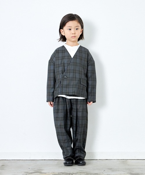 MAKE YOUR DAY（メイクユアデイ）の「セットアップできるフォーマルパンツ（スーツパンツ・キッズ・グレー/ブラック・130/110/140/120/100）」の4枚目の写真