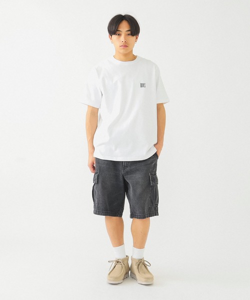 BEAMS（ビームス）の「BEAMS / BMSロゴ ベーシック Tシャツ（Tシャツ/カットソー・レディース・ネイビー/ブラック/ホワイト・M/S/XXL/XL/L）」の7枚目の写真