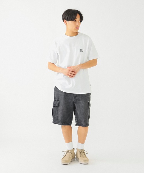 BEAMS（ビームス）の「BEAMS / BMSロゴ ベーシック Tシャツ（Tシャツ/カットソー・レディース・ネイビー/ブラック/ホワイト・M/S/XXL/XL/L）」の8枚目の写真