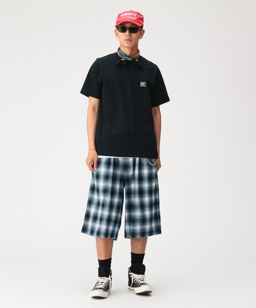 BEAMS（ビームス）の「ベーシックフィット BMS ロゴ Tシャツ（Tシャツ/カットソー・メンズ・ネイビー/ブラック/ホワイト・M/S/XXL/XL/L）」の8枚目の写真