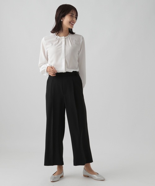 Elura(エルーラ)の「<セレモニーでもお仕事でも使える!>映えラクワイドパンツ(その他パンツ・レディース・ネイビー/ホワイト/ブラック・LARGE/MEDIUM/SMALL)」の14枚目の写真