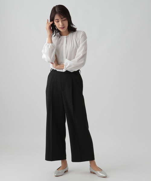 Elura(エルーラ)の「<セレモニーでもお仕事でも使える!>映えラクワイドパンツ(その他パンツ・レディース・ネイビー/ホワイト/ブラック・LARGE/MEDIUM/SMALL)」の15枚目の写真