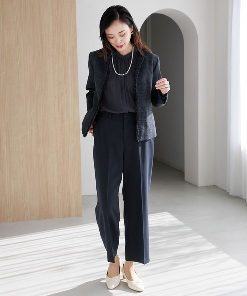 Elura(エルーラ)の「<セレモニーでもお仕事でも使える!>映えラクワイドパンツ(その他パンツ・レディース・ネイビー/ホワイト/ブラック・LARGE/MEDIUM/SMALL)」の19枚目の写真