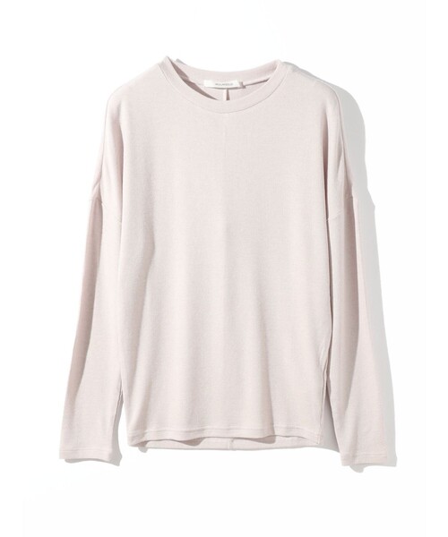 tシャツ MIDIUMISOLID for Ladies タイトリブプルオーバー レディース MIDIUMISOLID for Ladies タイトリブプルオーバー（Tシャツ