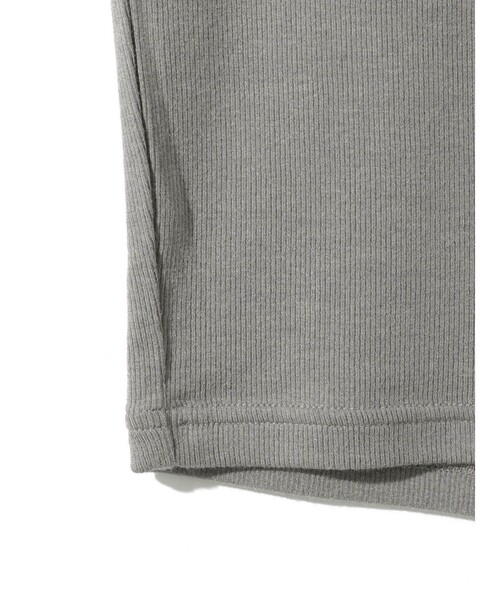 tシャツ MIDIUMISOLID for Ladies タイトリブプルオーバー レディース MIDIUMISOLID for Ladies タイトリブプルオーバー（Tシャツ