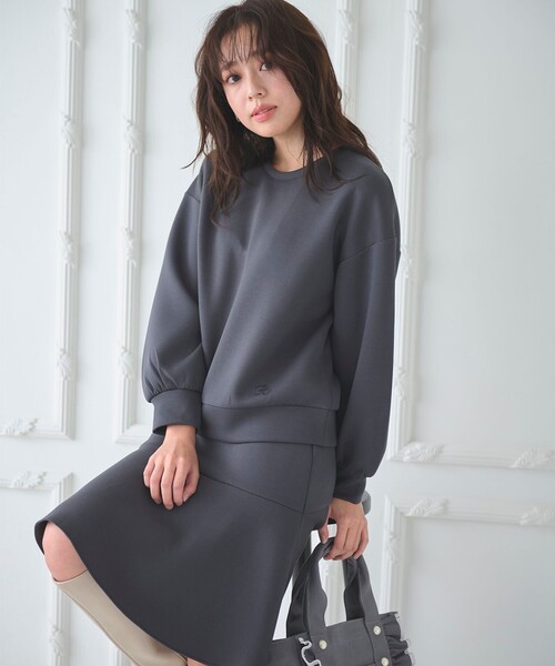 【セール】【洗える・セットアイテム】バックリボンダンボール セットアップ（セットアップ）｜Feroux（フェルゥ）