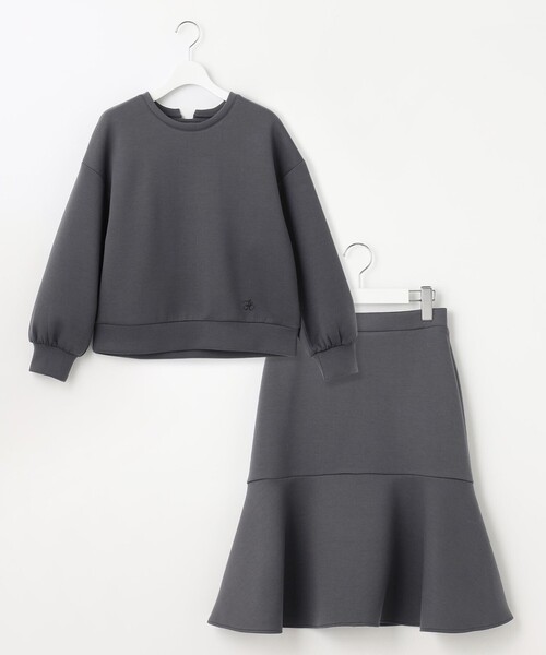【セール】【洗える・セットアイテム】バックリボンダンボール セットアップ（セットアップ）｜Feroux（フェルゥ）