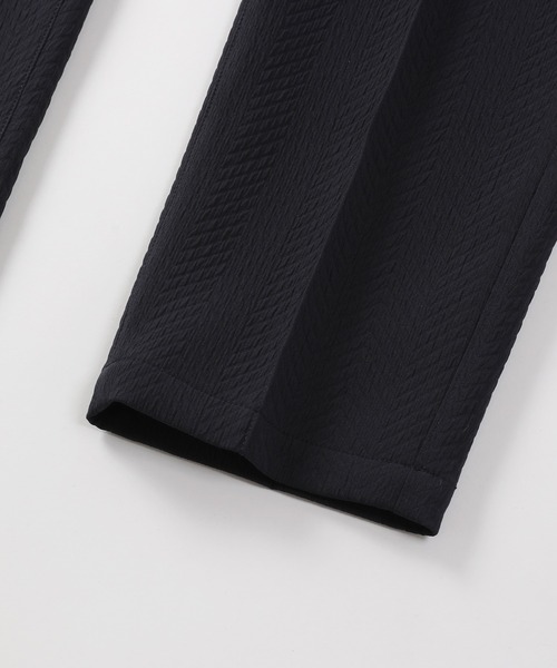 MEN'S BIGI（メンズビギ）の「ヘリンボーンストレッチパンツ（スラックス・メンズ・ブラック/ネイビー・01/02/03/04）」の13枚目の写真