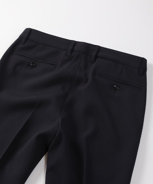 MEN'S BIGI（メンズビギ）の「ヘリンボーンストレッチパンツ（スラックス・メンズ・ブラック/ネイビー・01/02/03/04）」の14枚目の写真