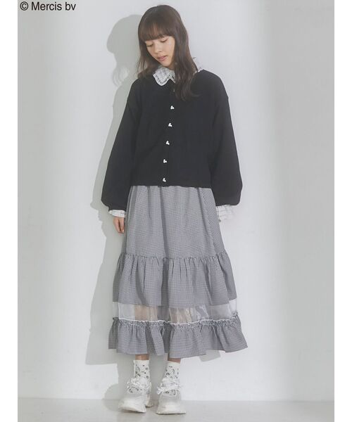 merry jenny（メリージェニー）の「うさぎたちのカーディガン（カーディガン/ボレロ・レディース・ブラック/オフホワイト/ライトブルー・FREE）」の20枚目の写真