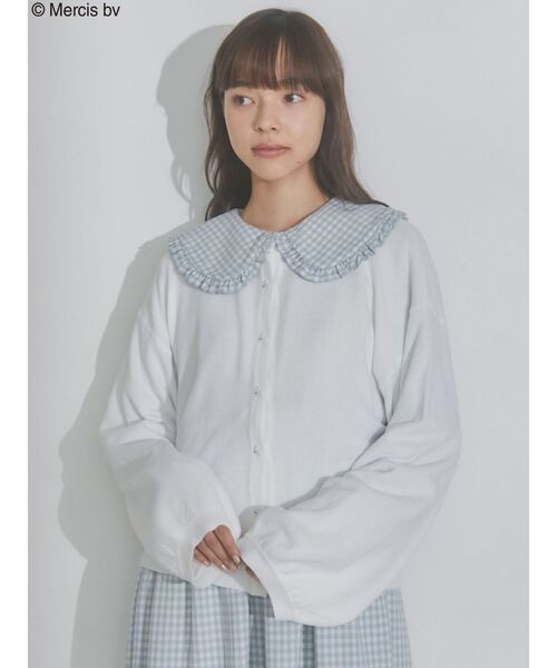 merry jenny（メリージェニー）の「うさぎたちのカーディガン（カーディガン/ボレロ・レディース・ブラック/オフホワイト/ライトブルー・FREE）」の21枚目の写真