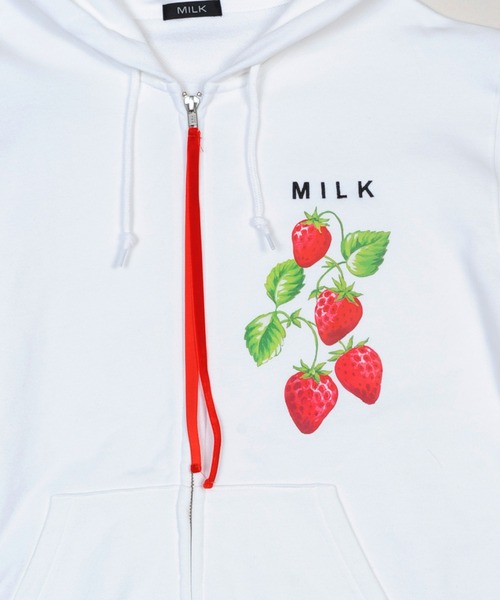 MILK（ミルク）の「Berry Zip UP パーカー（パーカー・レディース・A/B・FREE）」の7枚目の写真