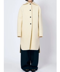 【美品】ハリスワーフロンドン/5者混ニットチェスターコート/シルク/イタリア製 HARRIS WHARF LONDON / Boxy Coat | TIBETAN MARKET