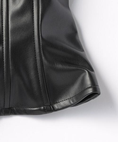 UNITED ARROWS(ユナイテッドアローズ)の「フェイクレザー ベアトップ(チューブトップ・レディース・ブラック・FREE)」の10枚目の写真