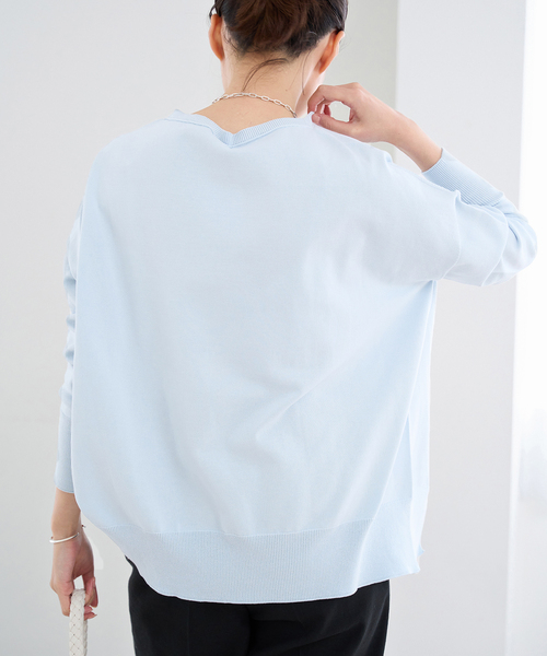 未使用に近いIENA イエナ コットンストレッチ NEOワイド長袖プルオーバー IENA（イエナ）の「《追加予約》コットンストレッチ NEO ワイド