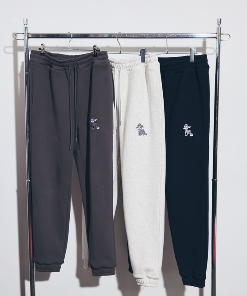 福寿外貌(フクジュガイボウ)の「【福寿外貌】裏起毛スウェットパンツ(スウェットパンツ・レディース・ネイビー/オートミール/チャコールグレー・SMALL/MEDIUM)」の8枚目の写真