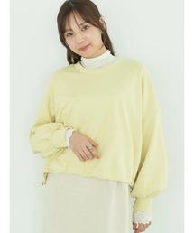 earth music&ecology | 裏毛ドロストプルオーバー(Tシャツ/カットソー)
