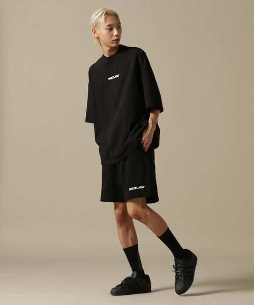 WHITELAND(ホワイトランド)の「【WEB&DEPOT限定】WHITELAND/ホワイトランド/OWL/LOGO SWT SHORTS/ロゴ スウェットショーツ(スウェットパンツ・メンズ・ブラック/ホワイト/カーキ・M/S/L)」の22枚目の写真