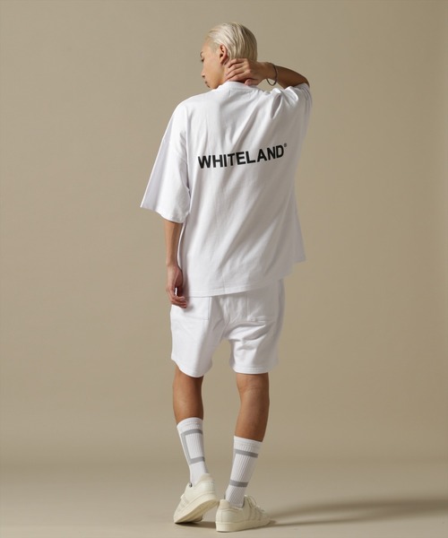 WHITELAND(ホワイトランド)の「【WEB&DEPOT限定】WHITELAND/ホワイトランド/OWL/LOGO SWT SHORTS/ロゴ スウェットショーツ(スウェットパンツ・メンズ・ブラック/ホワイト/カーキ・M/S/L)」の6枚目の写真