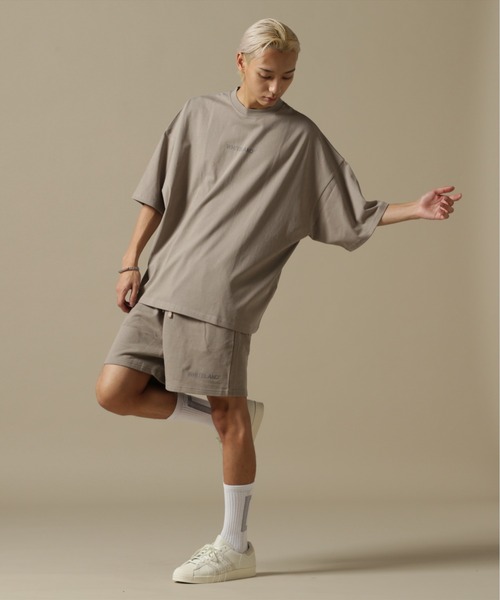 WHITELAND(ホワイトランド)の「【WEB&DEPOT限定】WHITELAND/ホワイトランド/OWL/LOGO SWT SHORTS/ロゴ スウェットショーツ(スウェットパンツ・メンズ・ブラック/ホワイト/カーキ・M/S/L)」の11枚目の写真