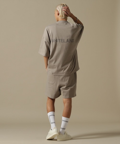 WHITELAND(ホワイトランド)の「【WEB&DEPOT限定】WHITELAND/ホワイトランド/OWL/LOGO SWT SHORTS/ロゴ スウェットショーツ(スウェットパンツ・メンズ・ブラック/ホワイト/カーキ・M/S/L)」の14枚目の写真