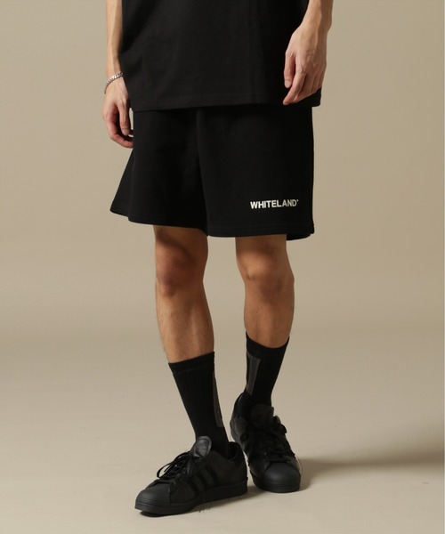 WHITELAND(ホワイトランド)の「【WEB&DEPOT限定】WHITELAND/ホワイトランド/OWL/LOGO SWT SHORTS/ロゴ スウェットショーツ(スウェットパンツ・メンズ・ブラック/ホワイト/カーキ・M/S/L)」の15枚目の写真