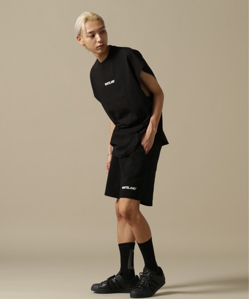 WHITELAND(ホワイトランド)の「【WEB&DEPOT限定】WHITELAND/ホワイトランド/OWL/LOGO SWT SHORTS/ロゴ スウェットショーツ(スウェットパンツ・メンズ・ブラック/ホワイト/カーキ・M/S/L)」の17枚目の写真