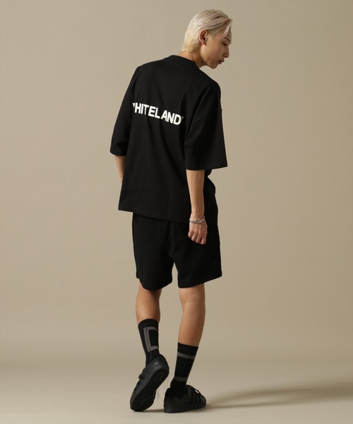 WHITELAND(ホワイトランド)の「【WEB&DEPOT限定】WHITELAND/ホワイトランド/OWL/LOGO SWT SHORTS/ロゴ スウェットショーツ(スウェットパンツ・メンズ・ブラック/ホワイト/カーキ・M/S/L)」の20枚目の写真