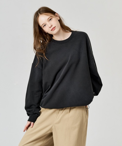 WETTEMPT（ウィテンプト）の「HEAVY WEIGHT DRAW CORD SWEAT / ヘビーウェイトドローコードスウェット（スウェット・メンズ・レッド/グレー/ネイビー/ブラック/ピンク/ブルー/チャコールグレー/ターコイズブルー/イエロー/ブラック系/ブラウン系/ブルーグレー/ライム/パープル/ネイビー系/ミント/ブラック系2・SMALL/MEDIUM/LARGE）」の4枚目の写真