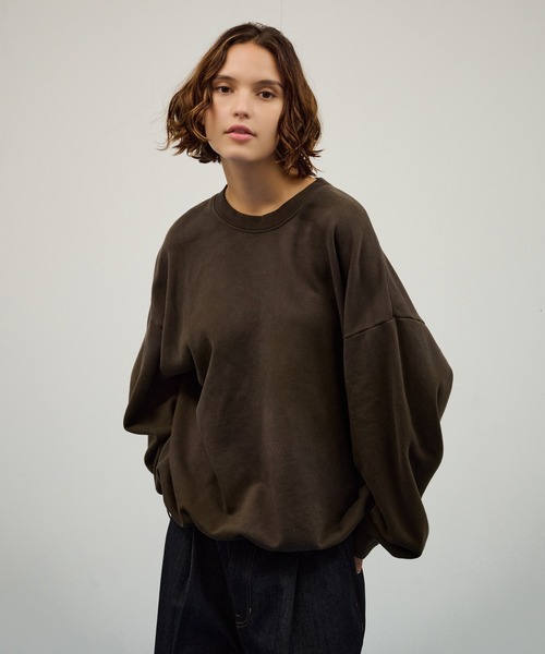 WETTEMPT(ウィテンプト)の「HEAVY WEIGHT DRAW CORD SWEAT / ヘビーウェイトドローコードスウェット(スウェット・メンズ・レッド/グレー/ネイビー/ブラック/ピンク/ブルー/チャコールグレー/ターコイズブルー/イエロー/ブラック系/ブラウン系・SMALL/MEDIUM/LARGE)」の6枚目の写真