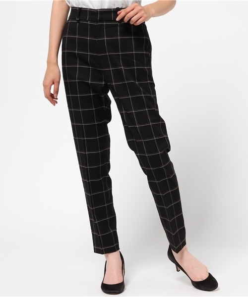 ROSE BUD（ローズバッド）の「LPT-15211 W/ELASTIC TAPERED PANTS（その他パンツ・レディース・ブラック/ネイビー・ONE SIZE）」の2枚目の写真