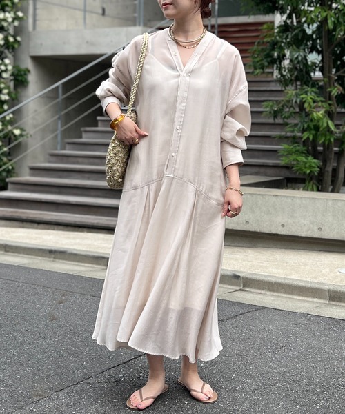 【セール】カラーレスワンピース（ワンピース）｜un dix cors（アンディコール）