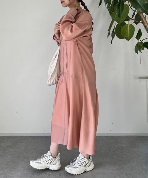 un dix cors（アンディコール）の「カラーレスワンピース（ワンピース・レディース・ブラック/オフホワイト/ピンク/チャコールグレー/ブルー・FREE）」の10枚目の写真