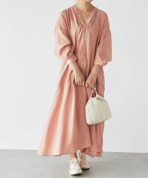 【セール】カラーレスワンピース（ワンピース）｜un dix cors（アンディコール）