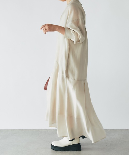 【セール】カラーレスワンピース（ワンピース）｜un dix cors（アンディコール）