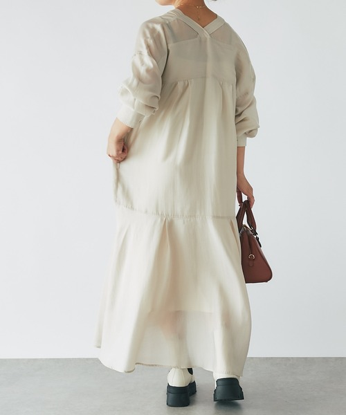 【セール】カラーレスワンピース（ワンピース）｜un dix cors（アンディコール）