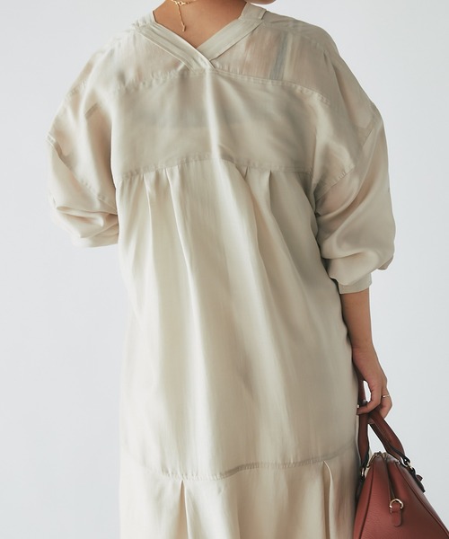 【セール】カラーレスワンピース（ワンピース）｜un dix cors（アンディコール）