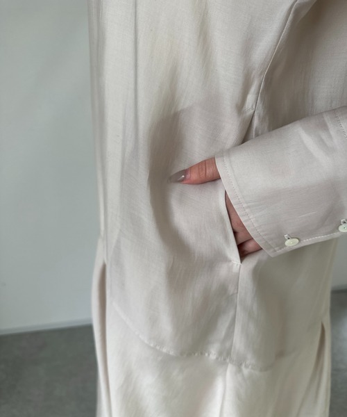 un dix cors（アンディコール）の「カラーレスワンピース（ワンピース・レディース・ブラック/オフホワイト/ピンク/チャコールグレー/ブルー・FREE）」の16枚目の写真