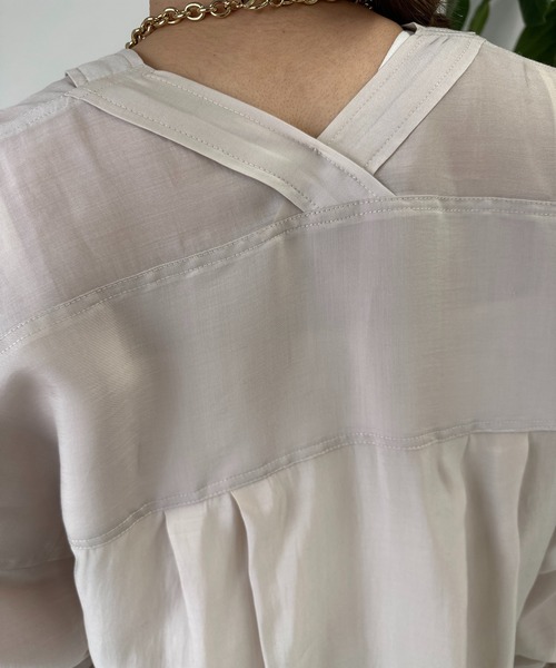 un dix cors（アンディコール）の「カラーレスワンピース（ワンピース・レディース・ブラック/オフホワイト/ピンク/チャコールグレー/ブルー・FREE）」の20枚目の写真