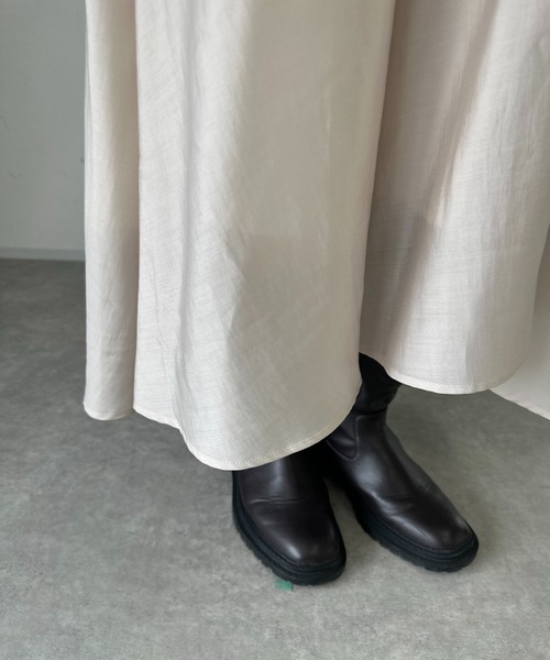 un dix cors（アンディコール）の「カラーレスワンピース（ワンピース・レディース・ブラック/オフホワイト/ピンク/チャコールグレー/ブルー・FREE）」の14枚目の写真