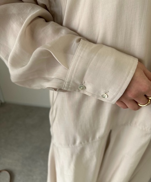 un dix cors（アンディコール）の「カラーレスワンピース（ワンピース・レディース・ブラック/オフホワイト/ピンク/チャコールグレー/ブルー・FREE）」の15枚目の写真