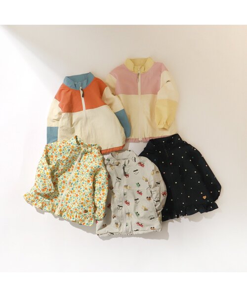 apres les cours（アプレレクール）の「【撥水加工/フードなし】バラエティウィンドブレーカー（ナイロンジャケット・キッズ・ライトグレー/その他12/その他3/その他11/ネイビー・130/100/120/90/80/140/110）」の18枚目の写真