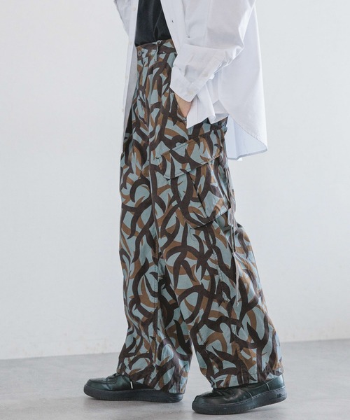 RAGEBLUE（レイジブルー）の「カモフラージュ柄/総柄ミリタリールーズカーゴパンツ/パラシュートパンツ（カーゴパンツ・メンズ・グレー系その他/ベージュ系その他/ブラウン系その他・MEDIUM/LARGE）」の14枚目の写真