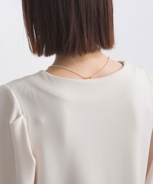 PICCIN（ピッチン）の「【WEB限定】スポンジリバーフリル切替えブルゾン（ブルゾン・レディース・オフホワイト/ブラック・M/L/S）」の20枚目の写真