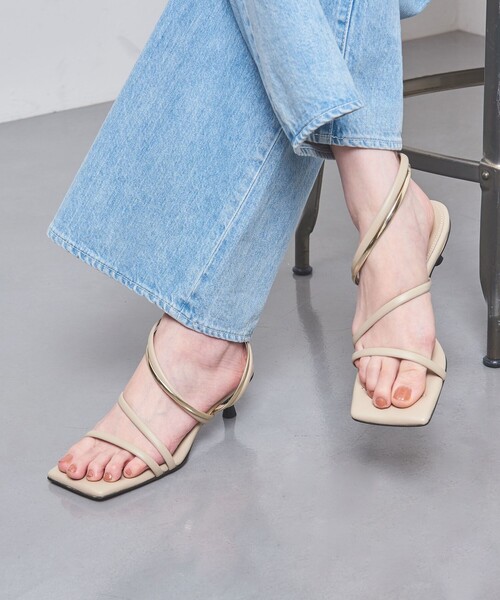 LAURENCE（ロランス）の「＜LAURENCE＞TUBE HEEL サンダル（サンダル