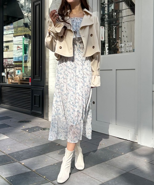 INGNI(イング)の「ショート丈トレンチコート(トレンチコート・レディース・ライトベージュ/ベージュ・M)」の18枚目の写真