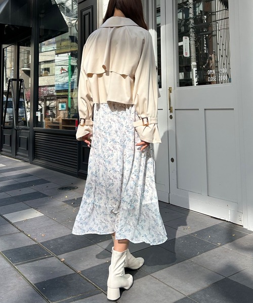 INGNI(イング)の「ショート丈トレンチコート(トレンチコート・レディース・ライトベージュ/ベージュ・M)」の21枚目の写真